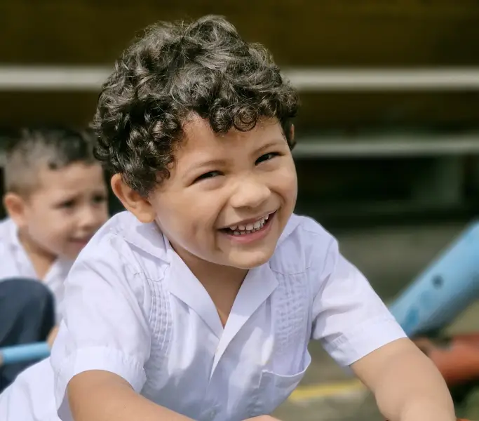 fotografia niño de jardin